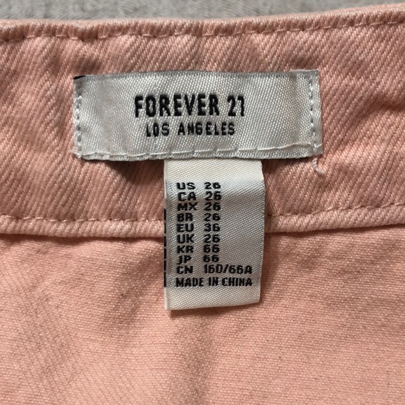 3/25🥳 NEW: FOREVER 21 | Light Pink Denim Skirt - Picture 5 of 7
